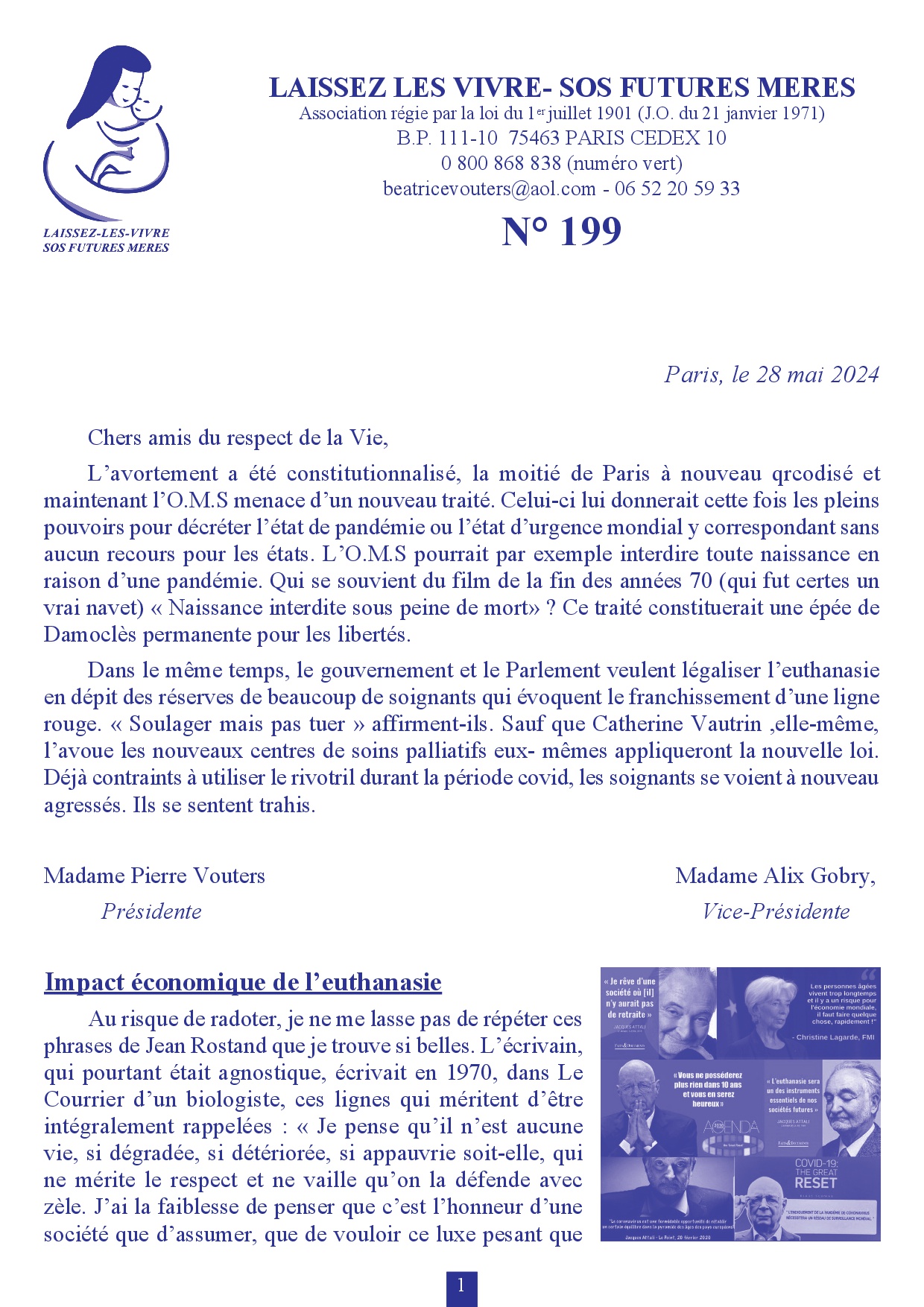 CLIQUEZ ICI POUR OUVRIR LE BULLETIN