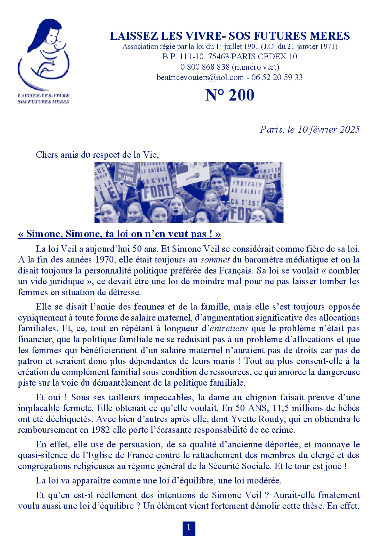 Le Courrier de LLV - SOS FM n° 200